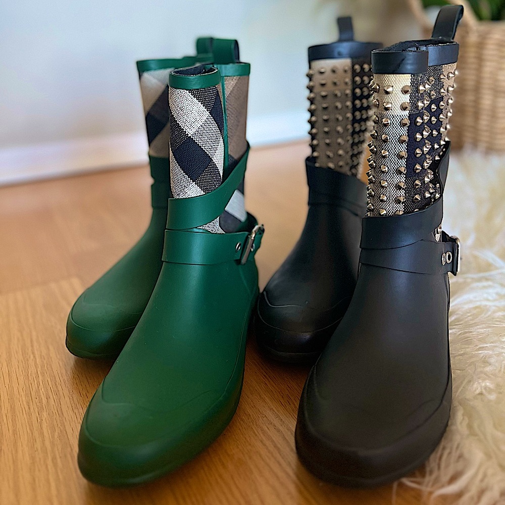 Burberry Rain Boots Bundle!
